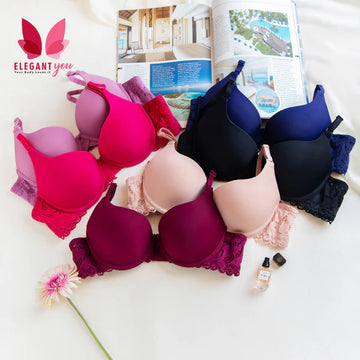 (32-36)b Ultimate Comfort Padded Pushup Wire Bra(137)