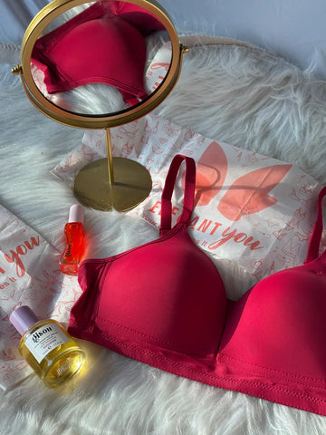 (36-42)C All Day Comfort Thin Padded Non Wired T Shirt Bra (065)