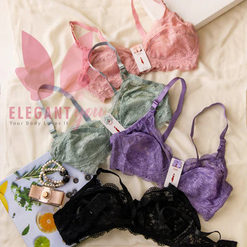 (32-42)b Beautiful Dailywear Net Bra (031)