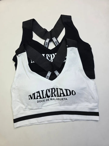 (30-38)WIDE STRAP Criss Cross Back Sports Bra